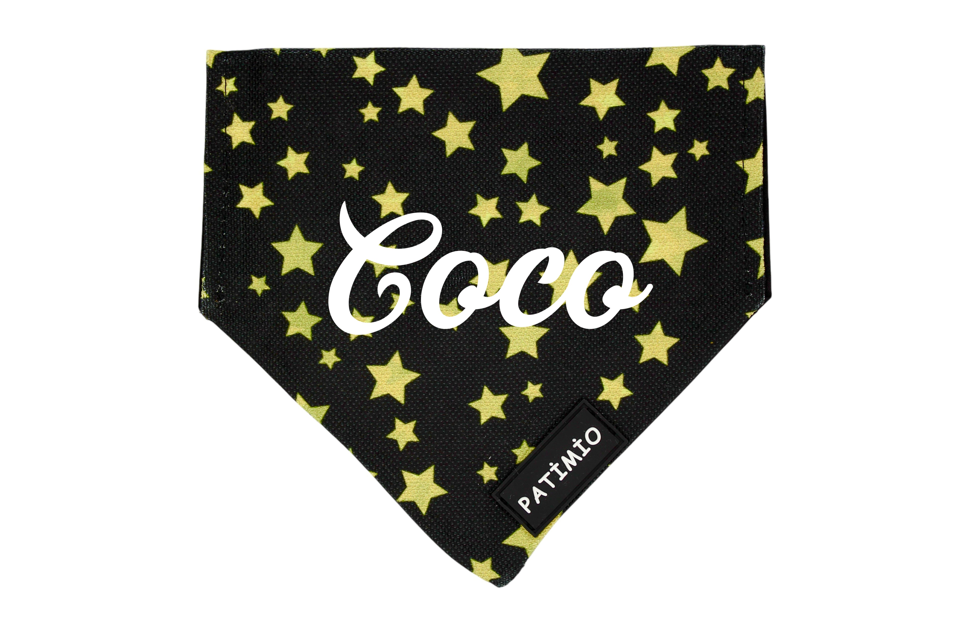 İsme Özel Gold Stars Dogs Kedi Ve Köpek Tasma Fular Bandana