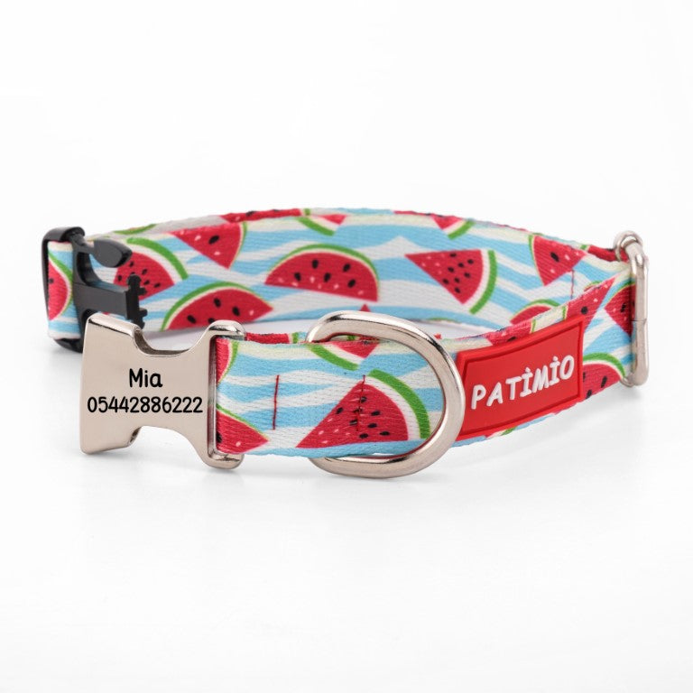 Watermelon İsimli Köpek Tasması