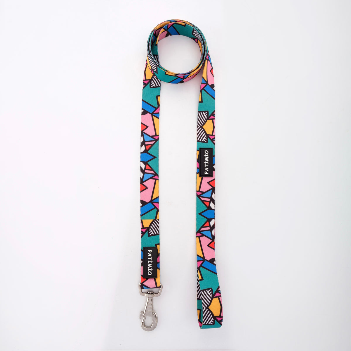 Colorful İsimli Köpek Tasması ve Gezdirme Kayışı