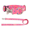 Pink Bones İsimli Köpek Tasması ve Gezdirme Kayışı