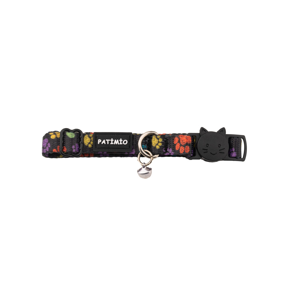 Paws Ayarlanabilir, Güvenlik Kilitli Safety Click Çıngıraklı Künye Hediyeli Kedi Boyun Tasması
