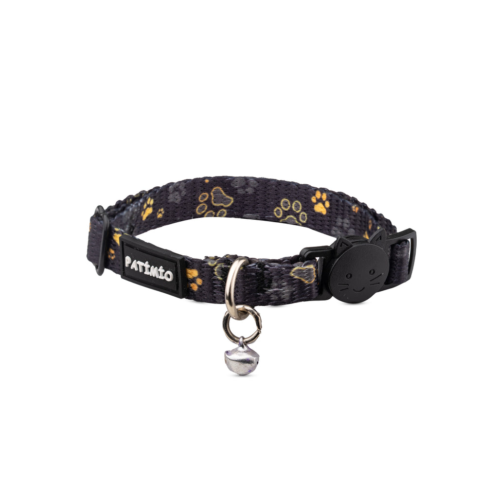 Gold Paws Ayarlanabilir, Güvenlik Kilitli Safety Click Çıngıraklı Künye Hediyeli Kedi Boyun Tasması