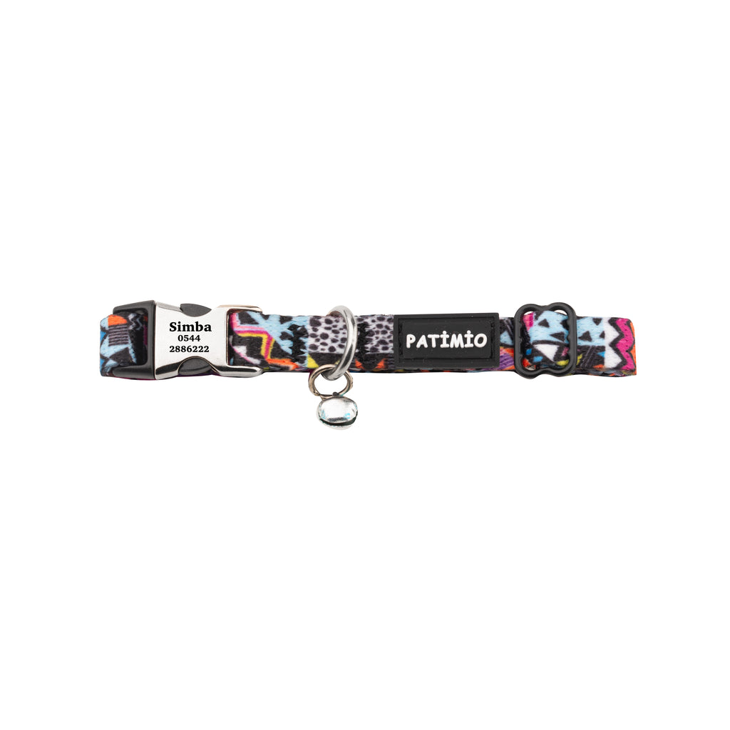 Astro Ayarlanabilir, Metal Kilitli Çıngıraklı Kedi Boyun Tasması,İsimlik, Kedi Künyesi