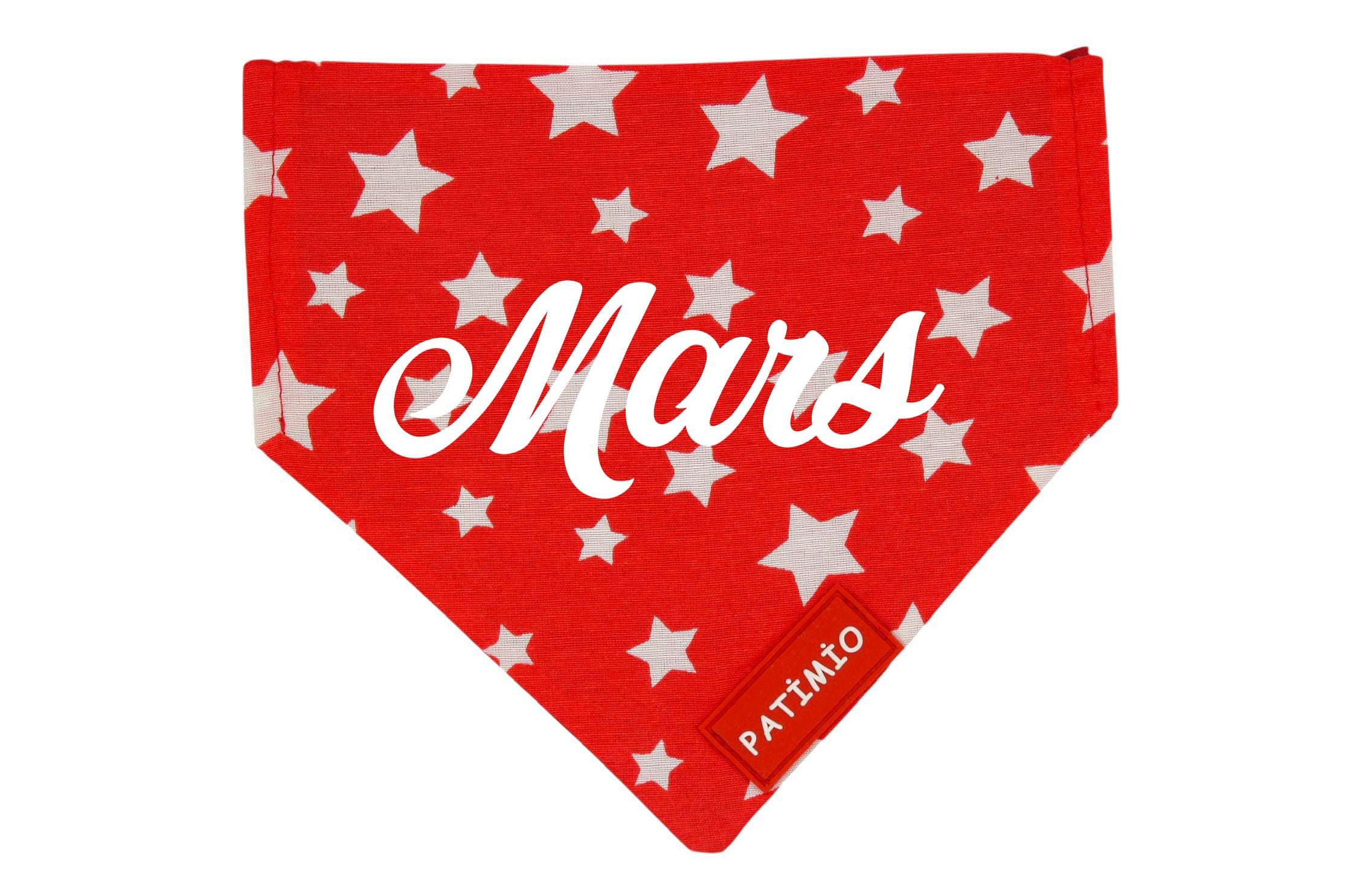 İsme Özel Red Stars Dogs Kedi Ve Köpek Tasma Fular Bandana