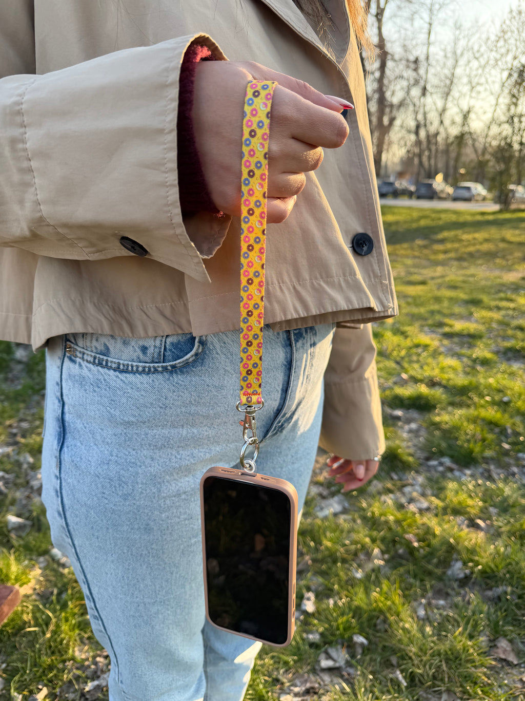 Donuts Model Telefon El Askısı / Tüm Telefonlarla Uyumlu