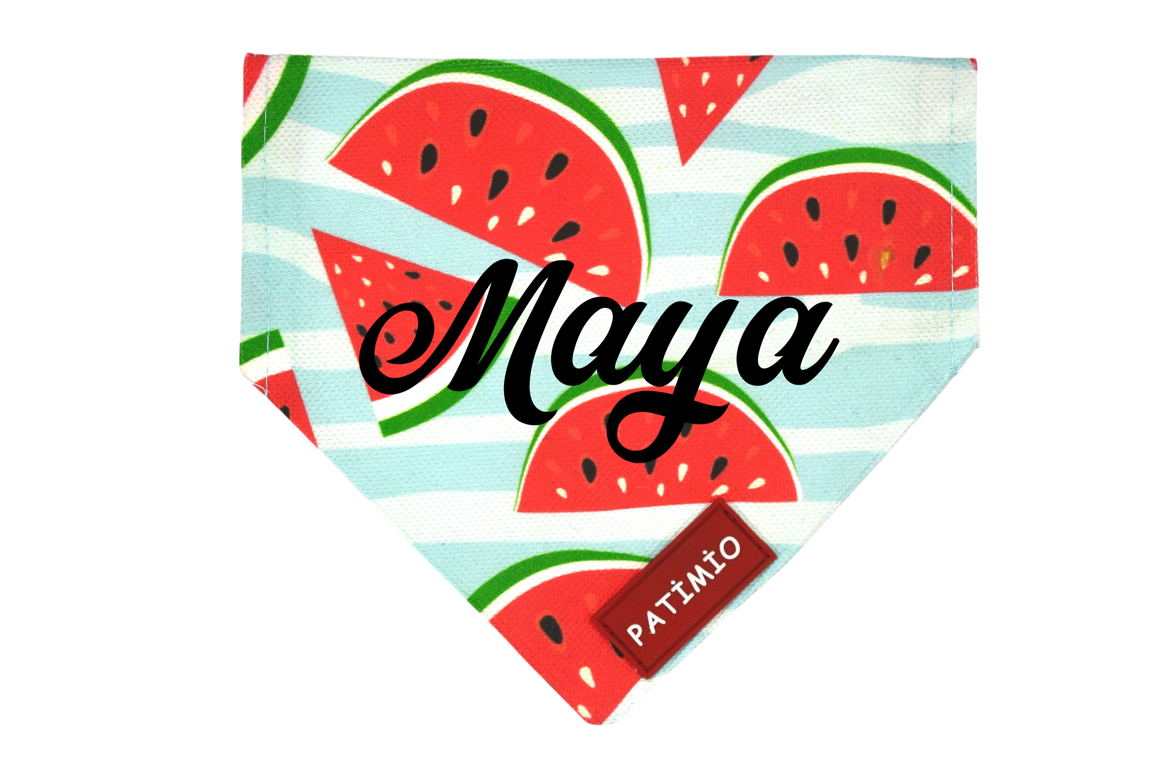 İsme Özel Watermelon Kedi Ve Köpek Tasma Fular Bandana