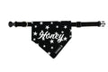 İsme Özel Black Stars Kedi Ve Köpek Tasma Fular Bandana