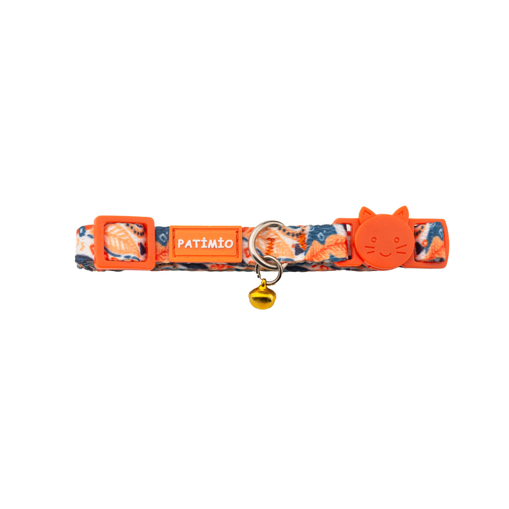 Spring Ayarlanabilir, Güvenlik Kilitli Safety Click Çıngıraklı Künye Hediyeli Kedi Boyun Tasması