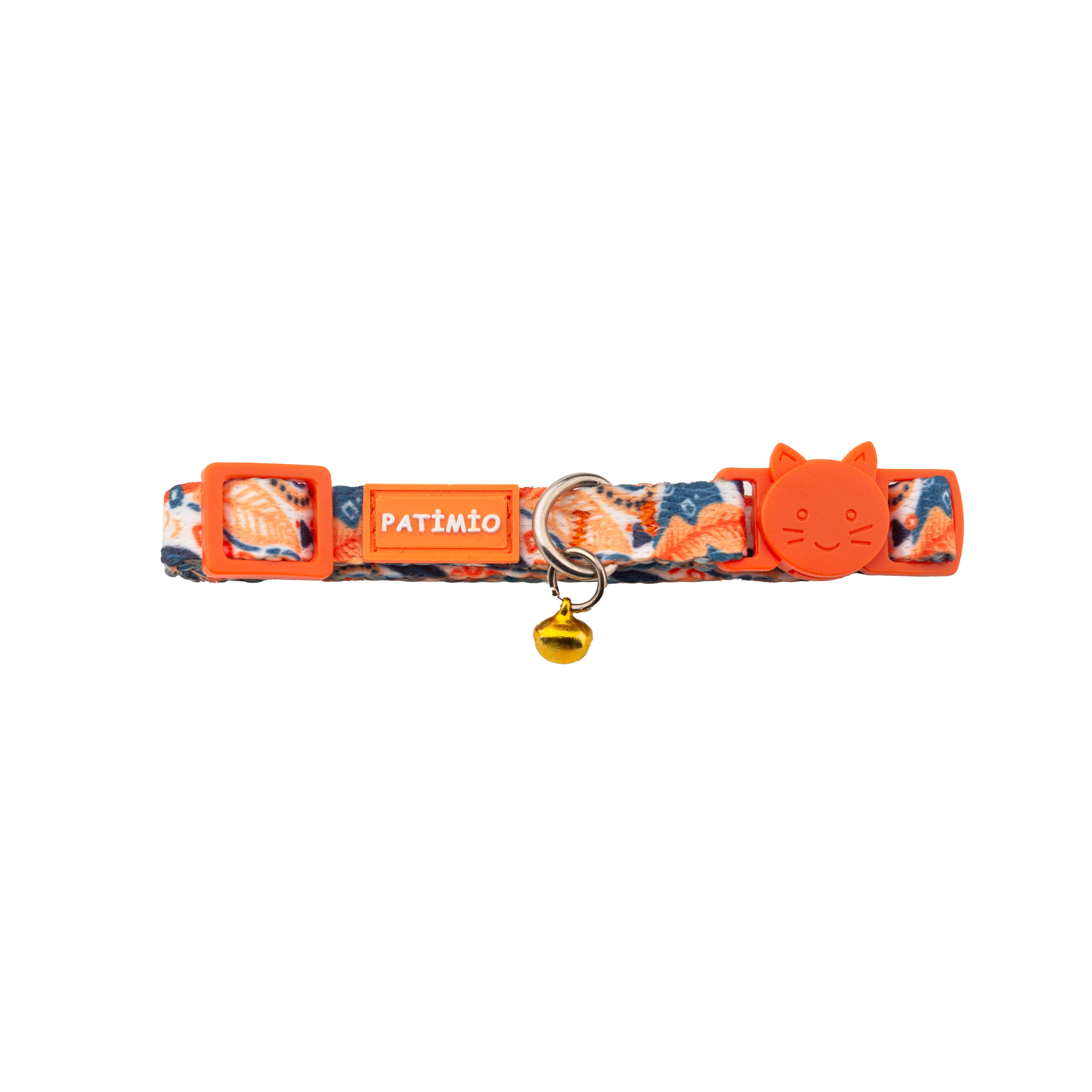 Spring Ayarlanabilir, Güvenlik Kilitli Safety Click Çıngıraklı Künye Hediyeli Kedi Boyun Tasması