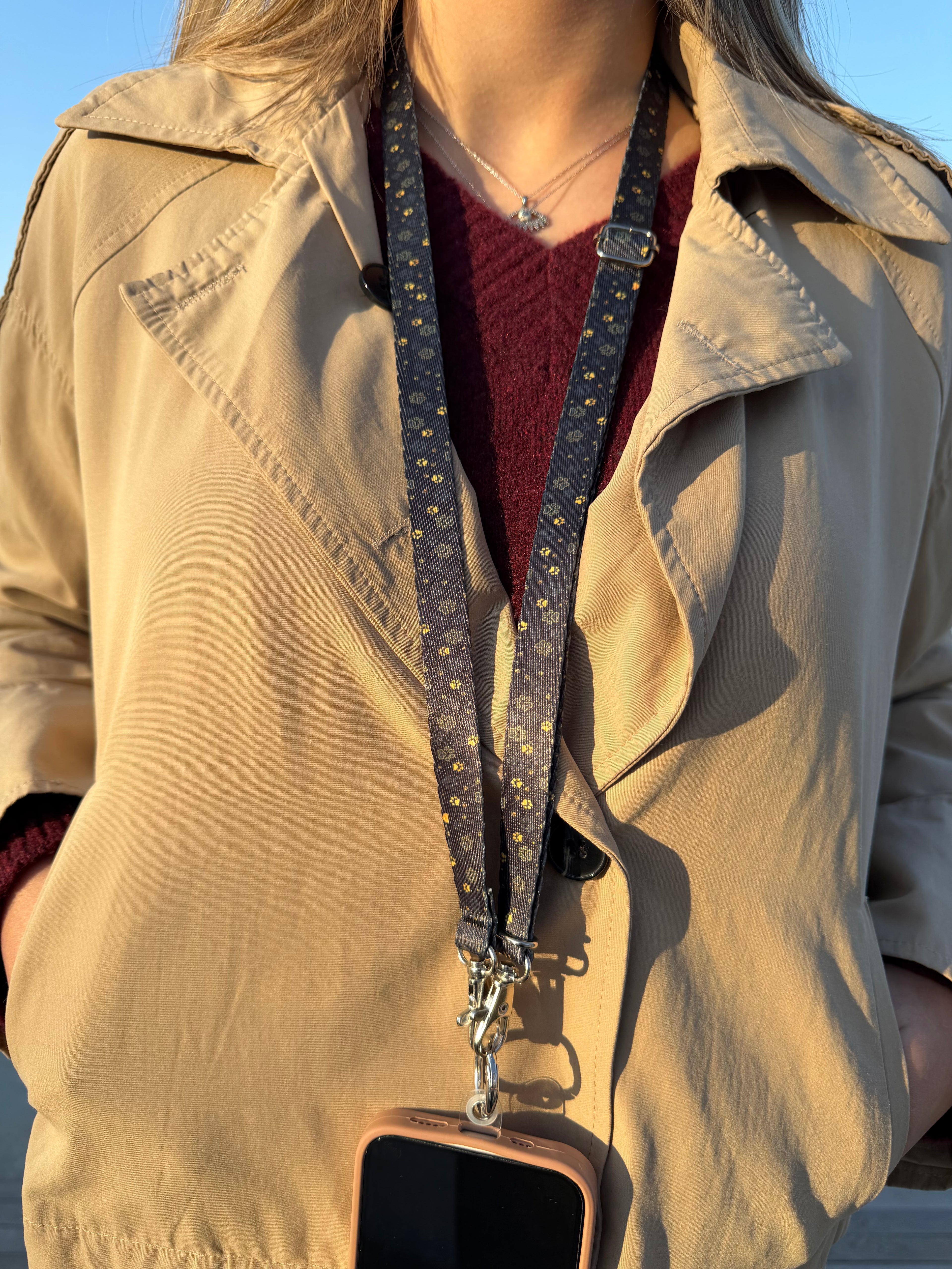 Gold Paws Model Telefon Askısı Telefon Boyun İpi / Tüm Telefonlarla Uyumlu
