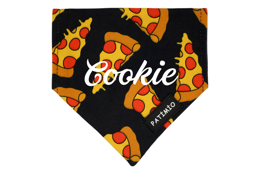 Isme Özel Pizza Kedi Ve Köpek Tasma Fular Bandana