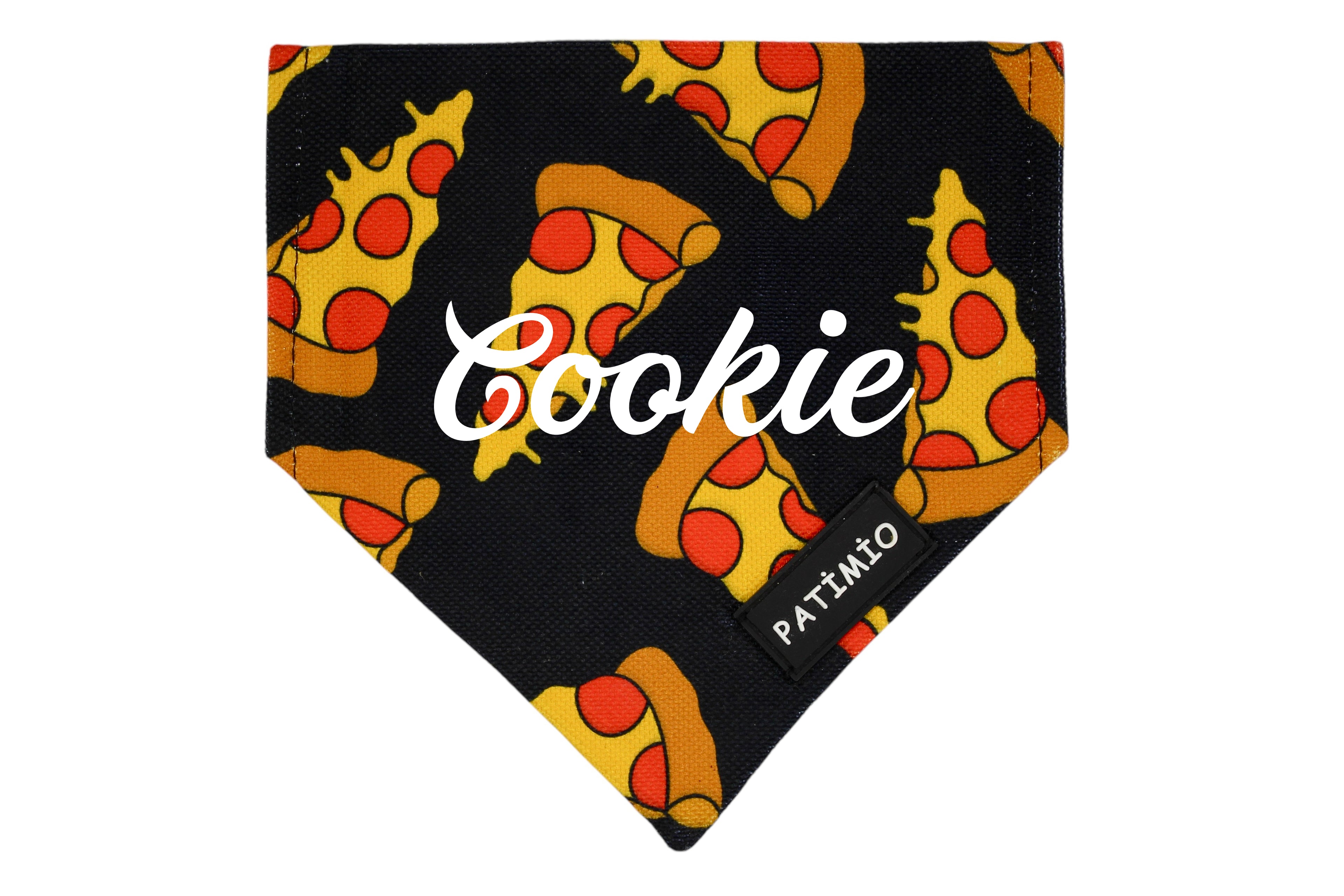 Isme Özel Pizza Kedi Ve Köpek Tasma Fular Bandana