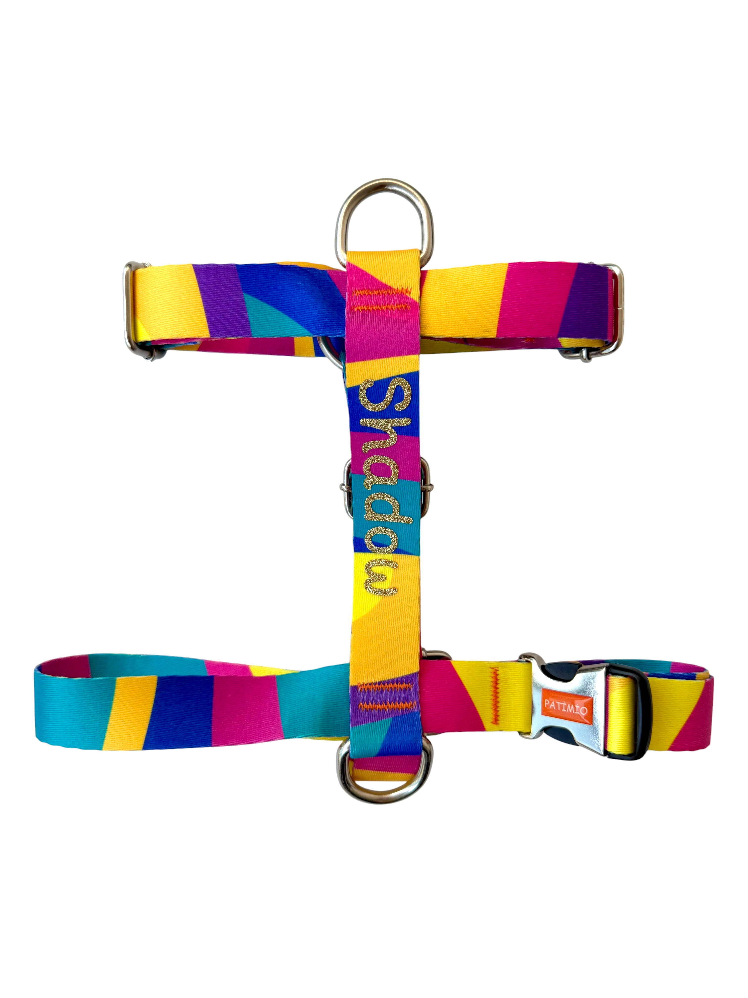 İsme Özel Colours Model Köpek Göğüs Tasması