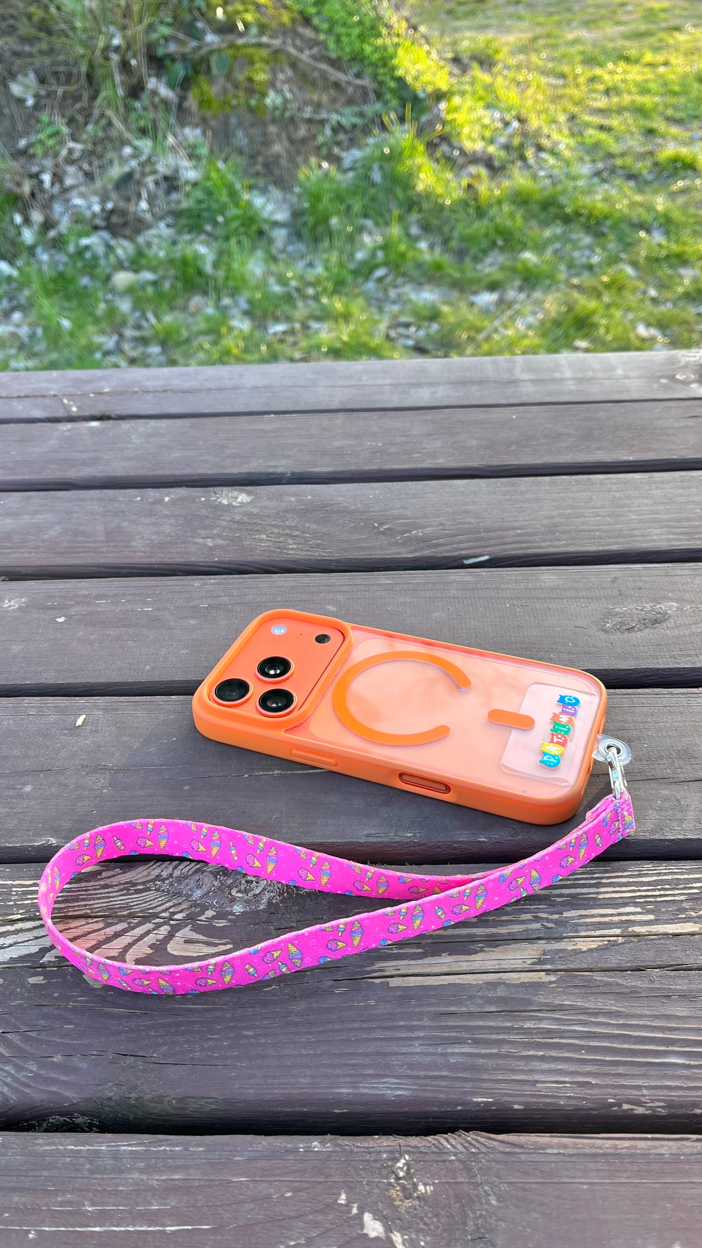 Ice Cream Model Telefon El Askısı / Tüm Telefonlarla Uyumlu