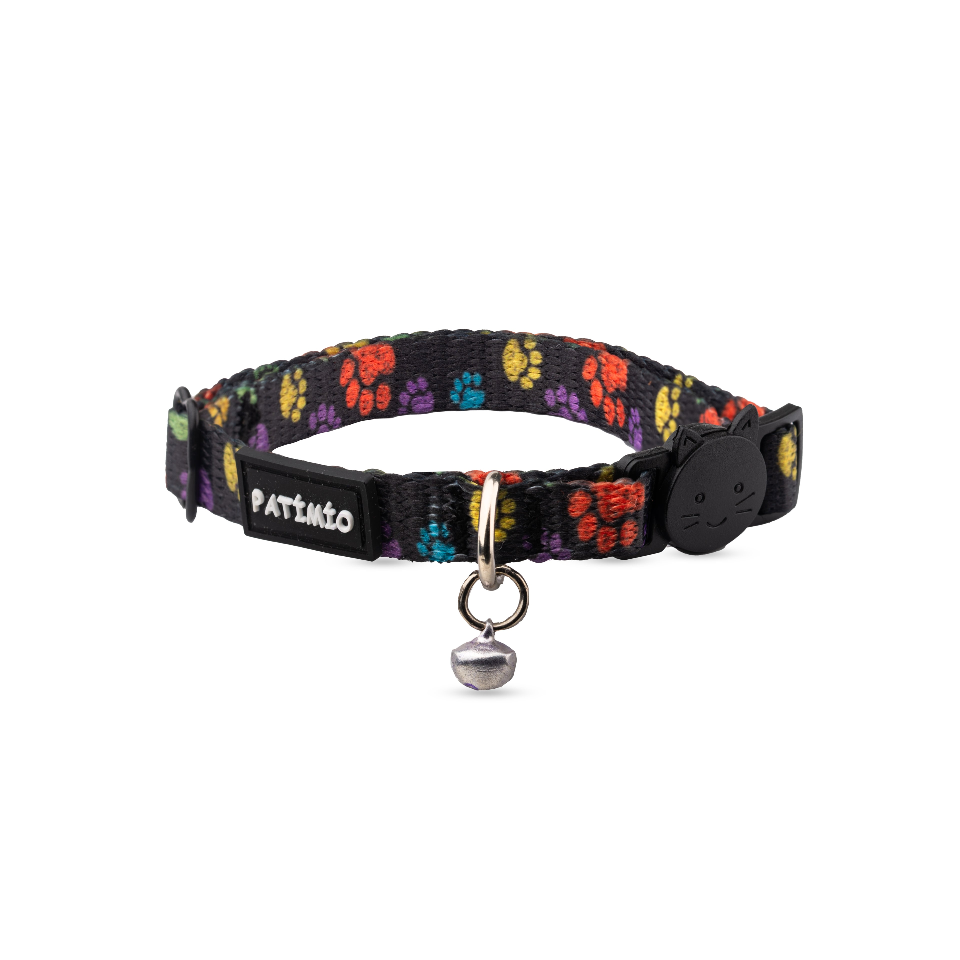Paws Ayarlanabilir, Güvenlik Kilitli Safety Click Çıngıraklı Künye Hediyeli Kedi Boyun Tasması