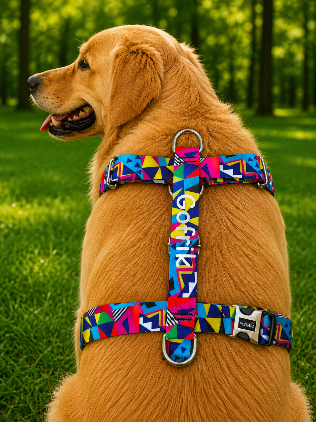 İsme Özel Kufu Model Köpek Göğüs Tasması