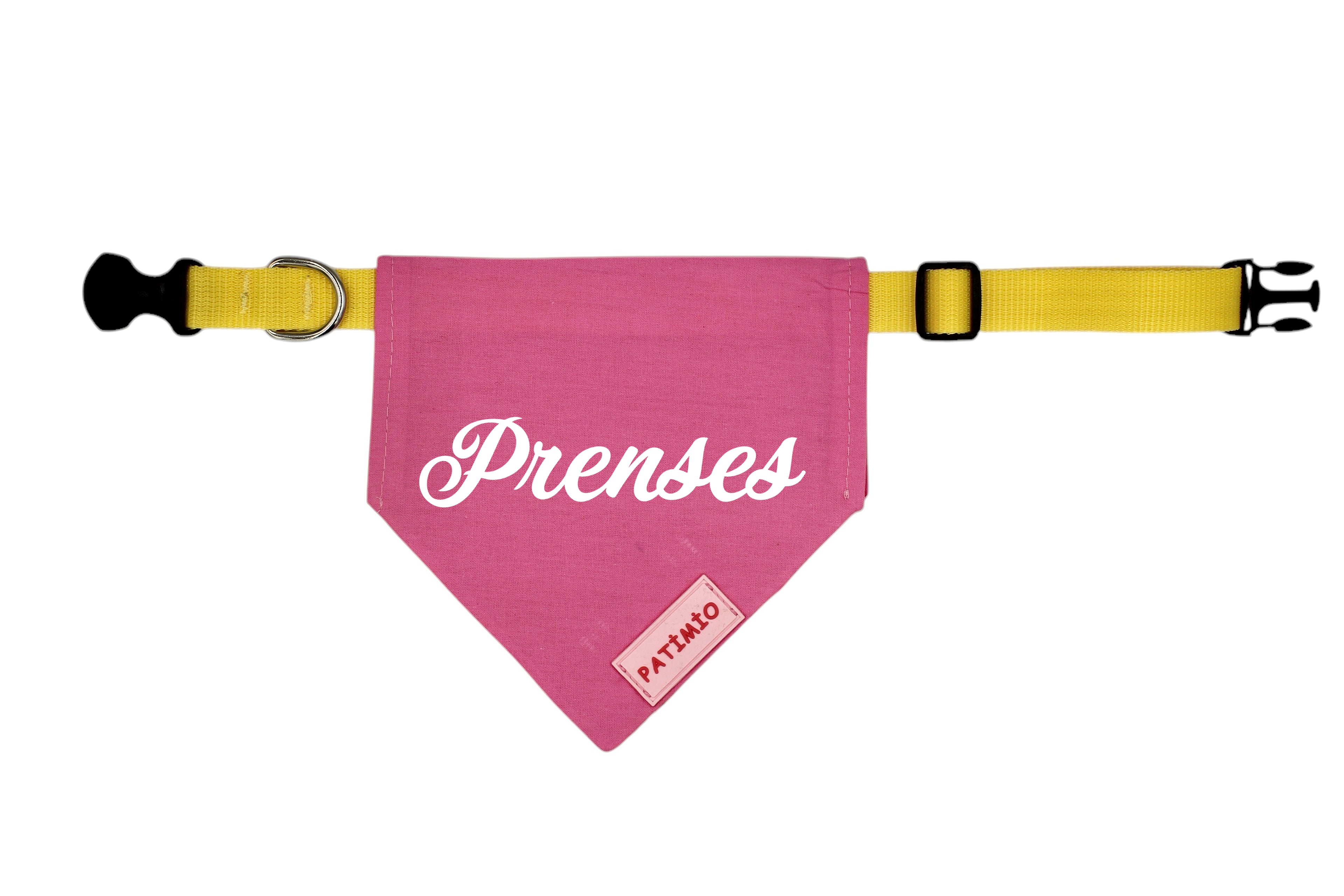 İsme Özel Pembe Kedi Ve Köpek Tasma Fular Bandana