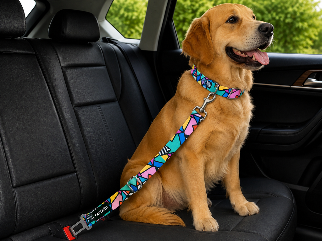 Colorful Evcil Hayvan Köpek Araba Emniyet Kemeri