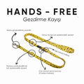 Yellow Boom Hands-Free Eller Serbest Gezdirme Kayışı Tasması