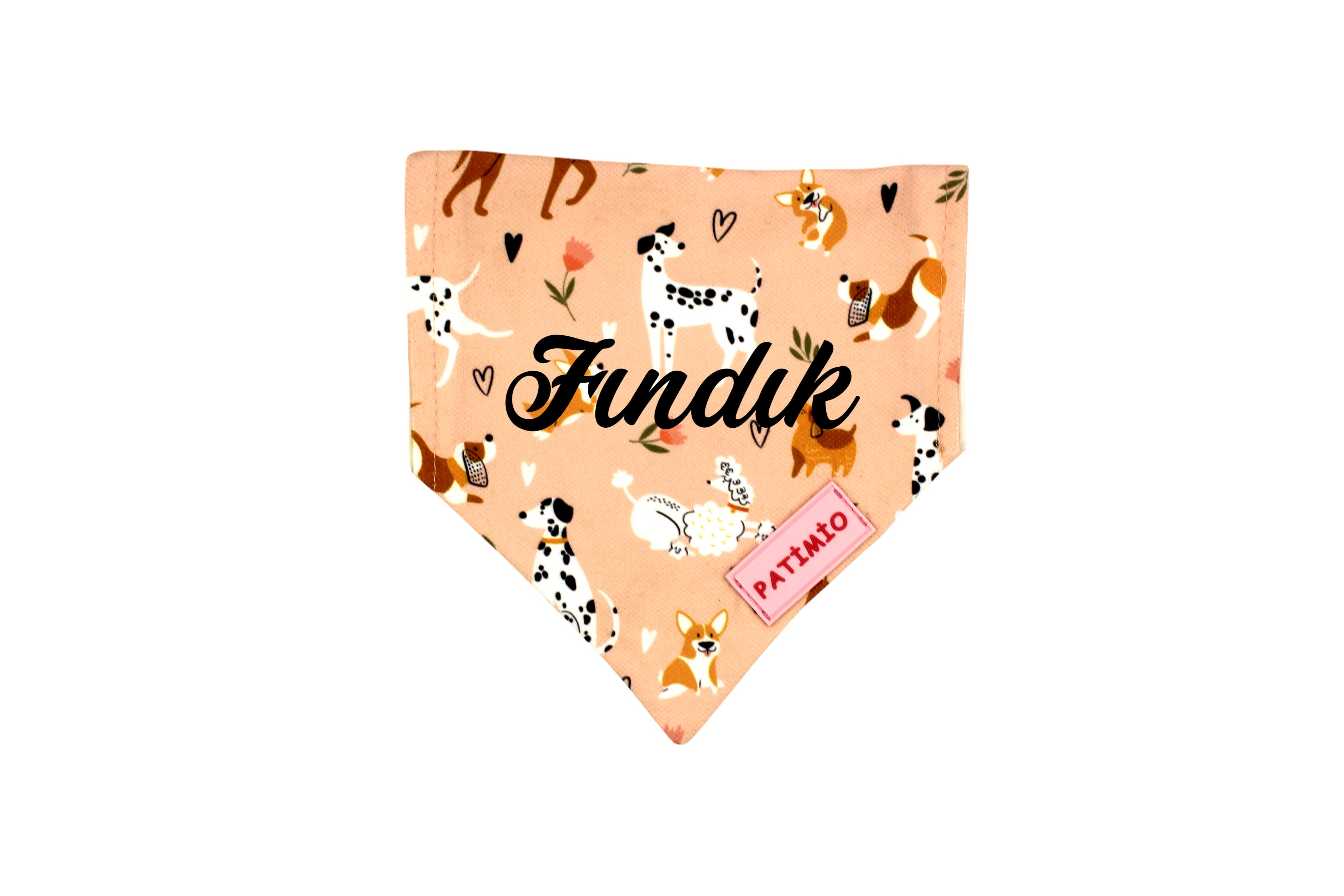 İsme Özel Happy Dogs Kedi Ve Köpek Tasma Fular Bandana