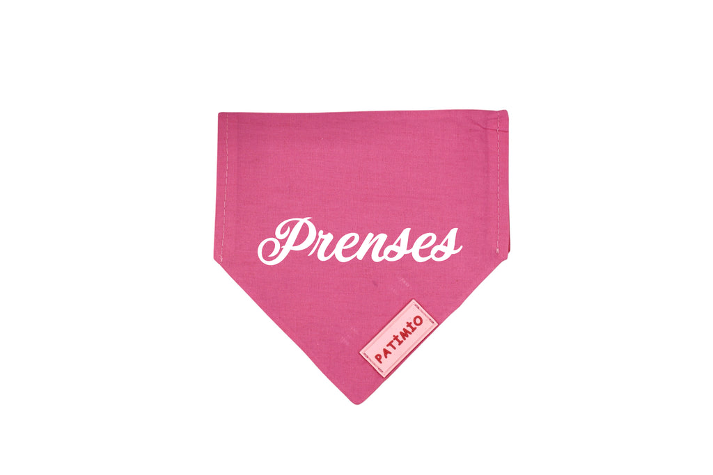 İsme Özel Pembe Kedi Ve Köpek Tasma Fular Bandana