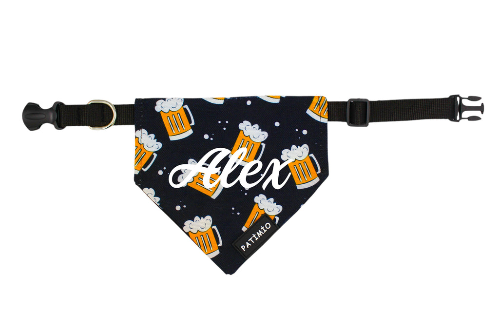 İsme Özel Beers Dogs Kedi Ve Köpek Tasma Fular Bandana