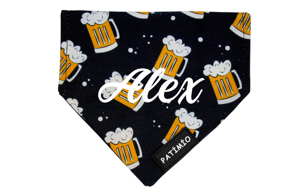 İsme Özel Beers Dogs Kedi Ve Köpek Tasma Fular Bandana