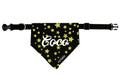 İsme Özel Gold Stars Dogs Kedi Ve Köpek Tasma Fular Bandana