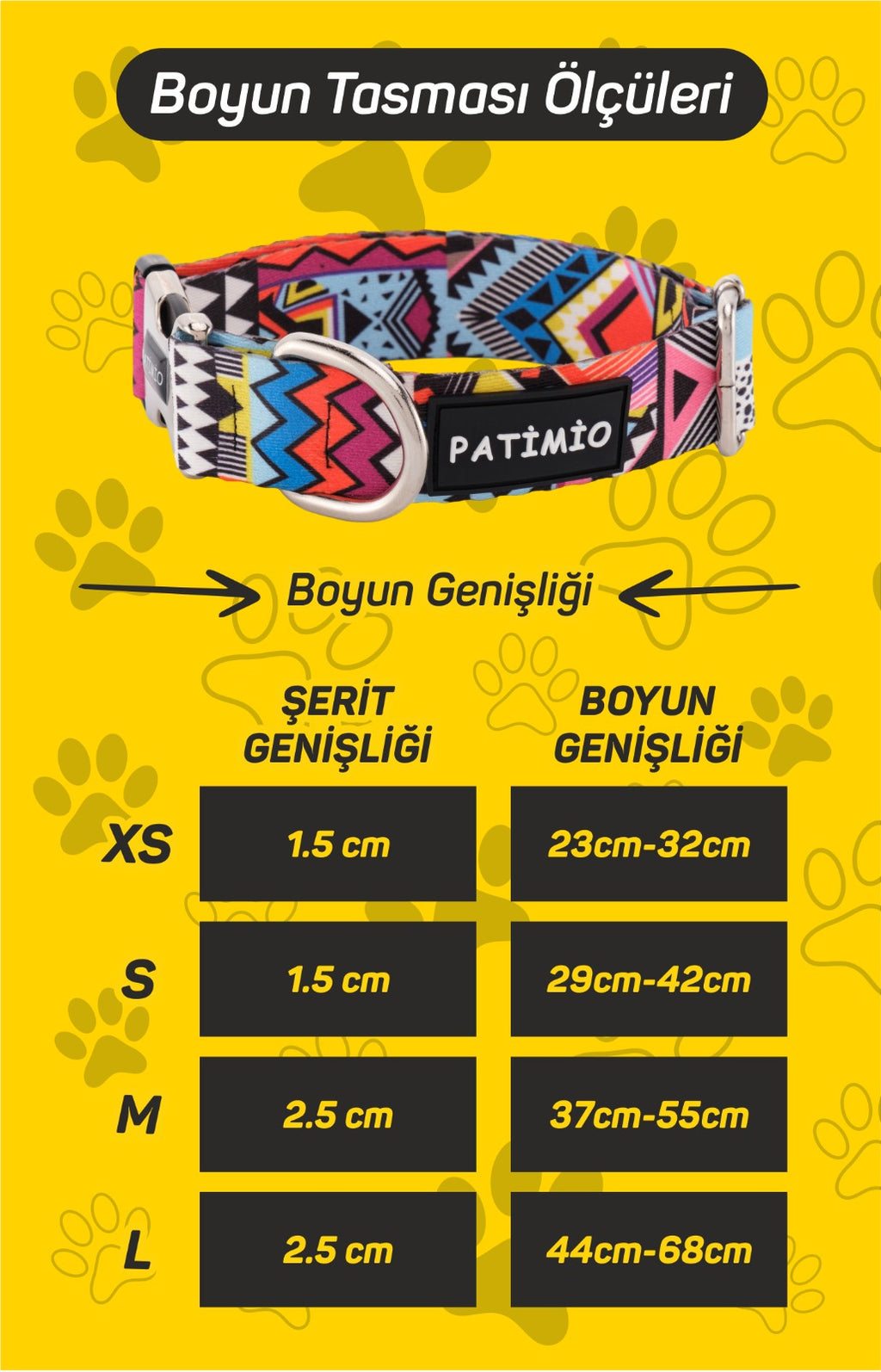 Colours İsimli Köpek Tasması